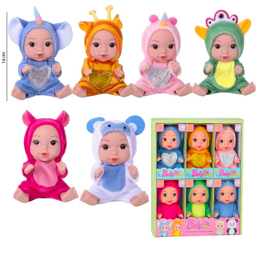 Mini Reborn - Combo com 6 Bonecas!