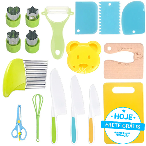 Mini Chef - Seu Primeiro Kit de Chef!