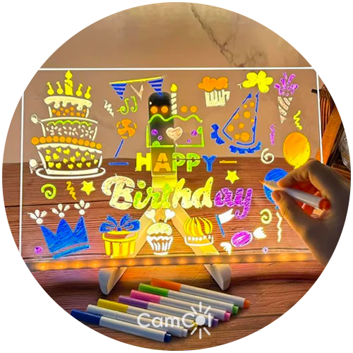 Quadro Criativo - Desenhos Brilhantes!