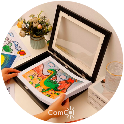 Quadro Guarda Desenhos - Eternize Momentos na Parede!