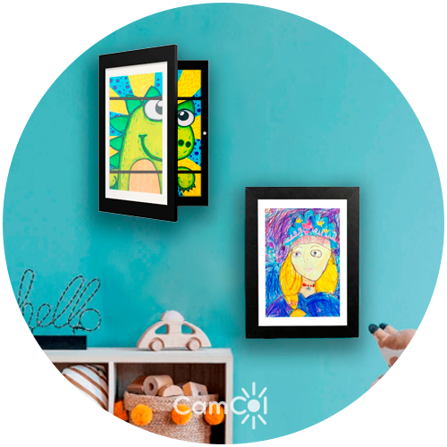 Quadro Guarda Desenhos - Eternize Momentos na Parede!