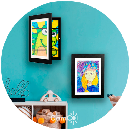 Quadro Guarda Desenhos - Eternize Momentos na Parede!