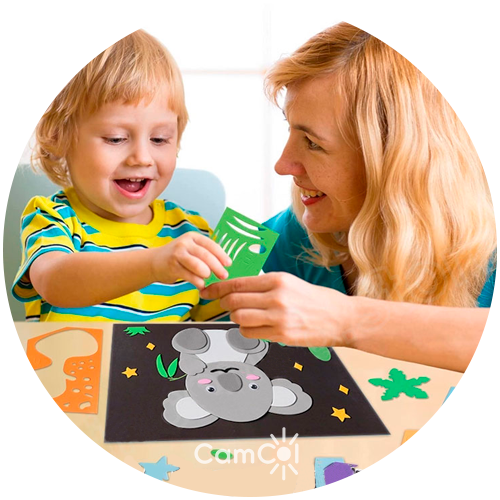 Cartoon Kids 2 em 1 - Pinte e Cola!