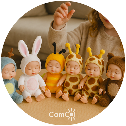 Mini Reborn - Combo com 3 Bonecas!