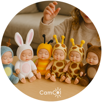 Mini Reborn - Combo com 3 Bonecas!