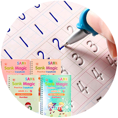 Caderno de Caligrafia Montessori - Pratique, Aprende e Brinque!