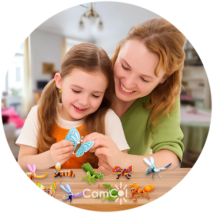 Bichinhos de Montar - Mini Quebra-Cabeça 3D