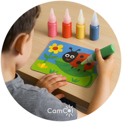 Areia Criativa - Um Novo Jeito de Pintar