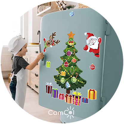 Árvore de Natal Magnética - Sua Geladeira Encantada!