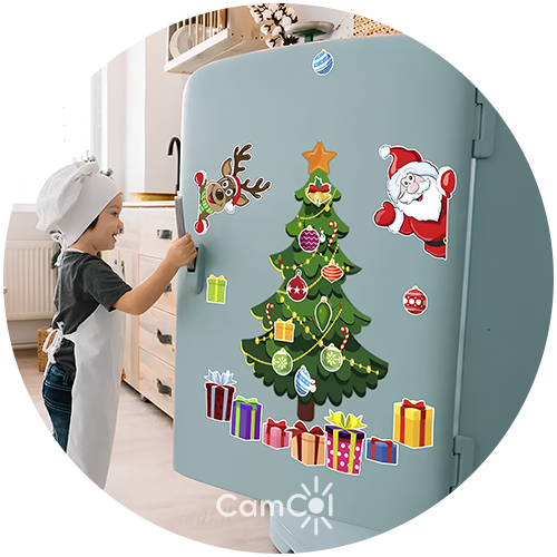 Árvore de Natal Magnética - Sua Geladeira Encantada!