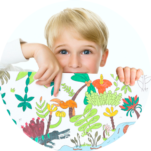 Rolo Criativo - Chega de Desenhar na Parede!