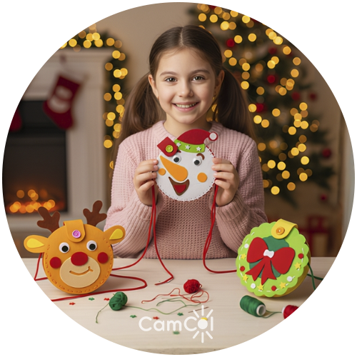 Bolsinha Montessori de Natal - Costure, Brinque e Decore