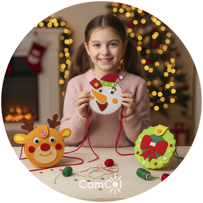 Bolsinha Montessori de Natal - Costure, Brinque e Decore