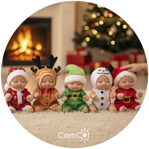 Mini Reborn Natalina – Coleção Encantada de Natal