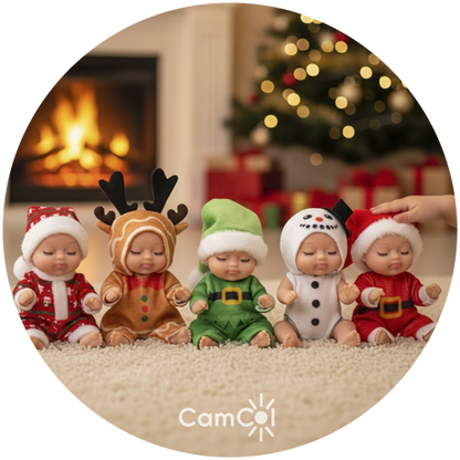 Mini Reborn Natalina – Coleção Encantada de Natal