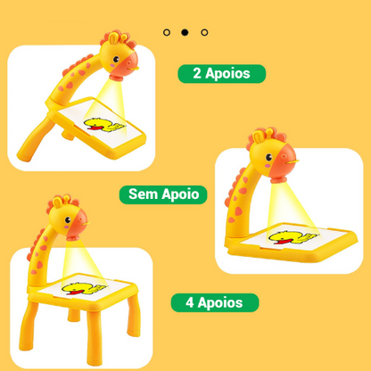 Seu Girafa - Mesa de Desenhos Infantil