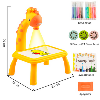 Seu Girafa - Mesa de Desenhos Infantil