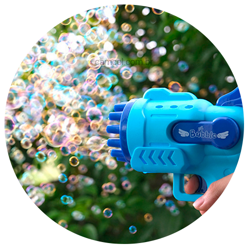Bubble Gun - Super Máquina de Bolha de Sabão!