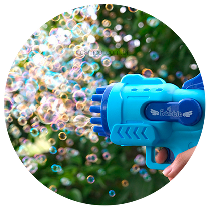 Bubble Gun - Super Máquina de Bolha de Sabão!