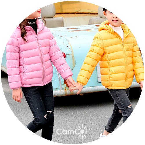 Jaqueta Puffer Infantil - Quentinhos durante o Outono e o Inverno!