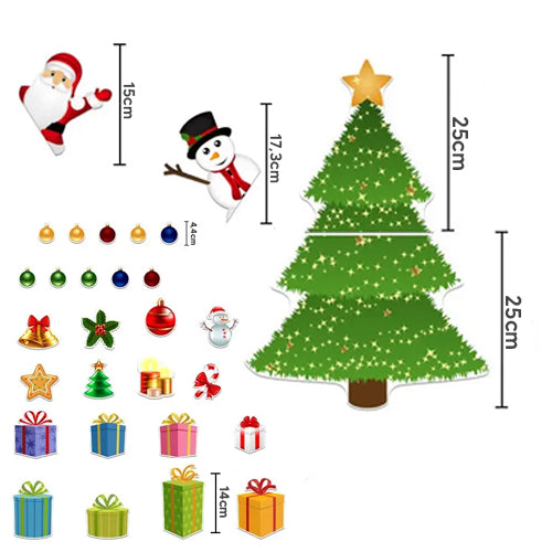 Árvore de Natal Magnética - Sua Geladeira Encantada!