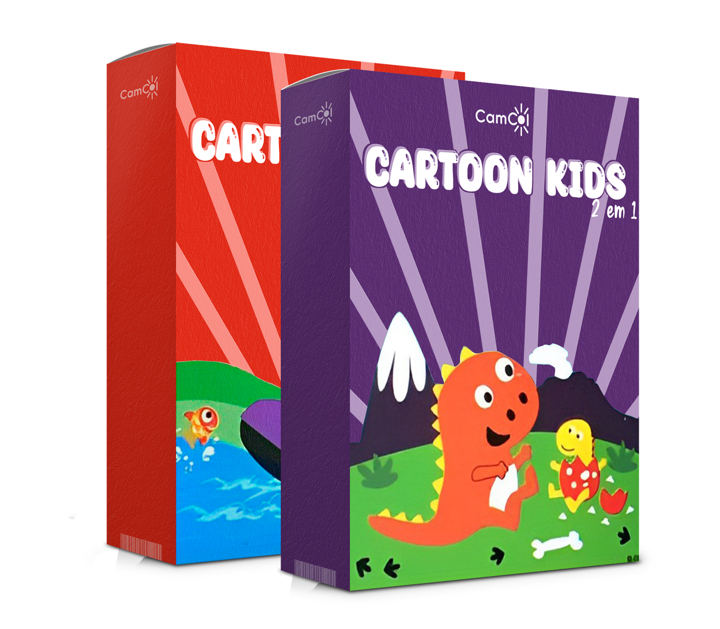 Cartoon Kids 2 em 1 - Pinte e Cola!