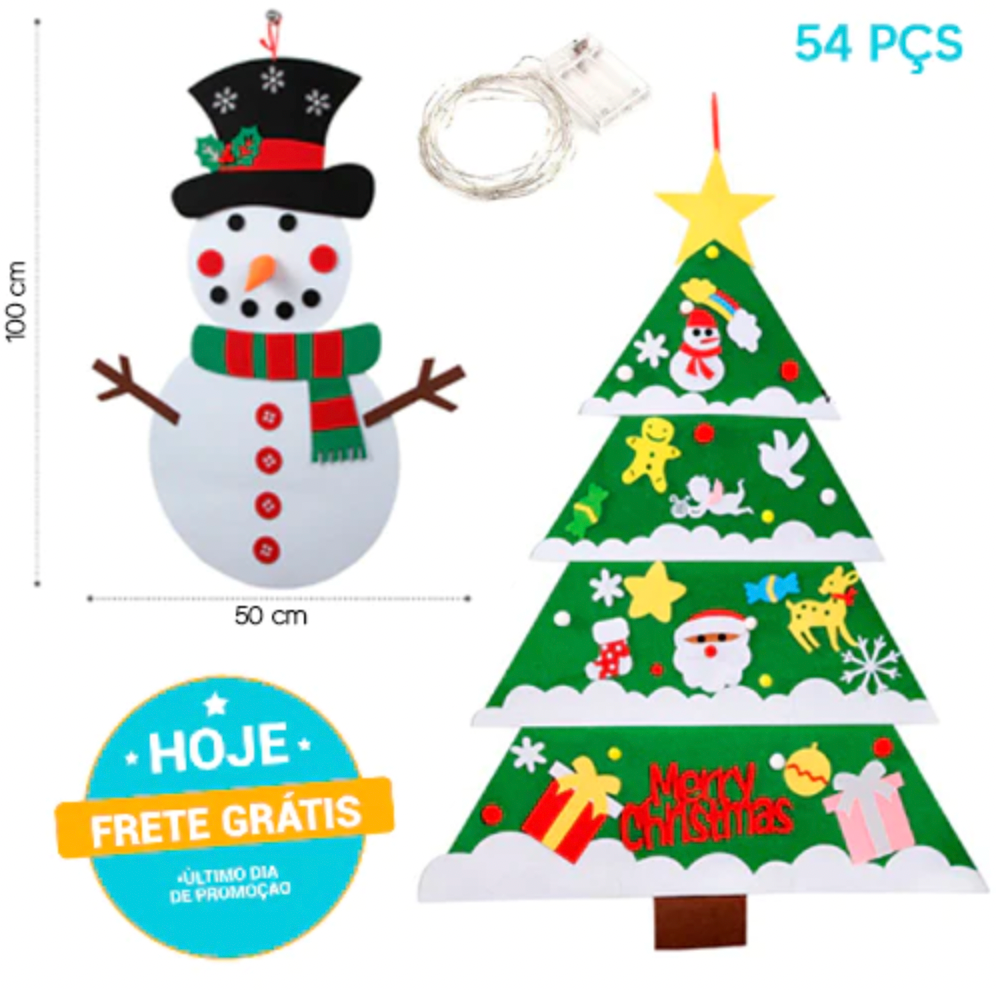 Árvore de Natal Montessori - Monte Você Mesmo!