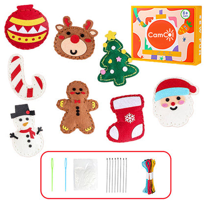 Costura Mágica de Natal - Kit de Costura Montessori