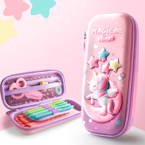 Estojo 3D de Unicórnio - O Estojo Encantado!