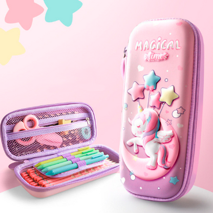 Estojo 3D de Unicórnio - O Estojo Encantado!