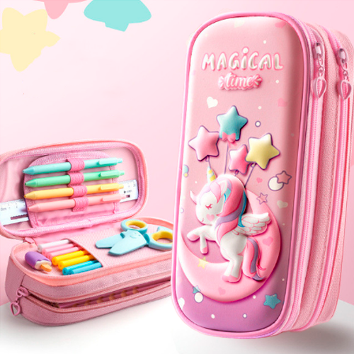 Estojo 3D de Unicórnio - O Estojo Encantado!