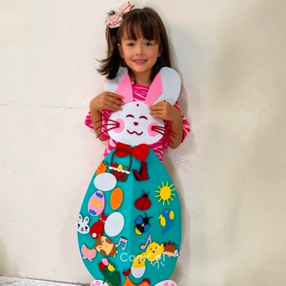 Coelhinho da Páscoa Montessori - Monte Você Mesmo!