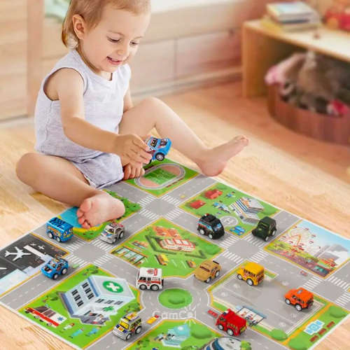 Calendário do Advento - Carrinhos de Natal