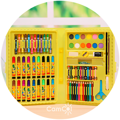 Maleta Colorida - 68 Peças para Pintar!