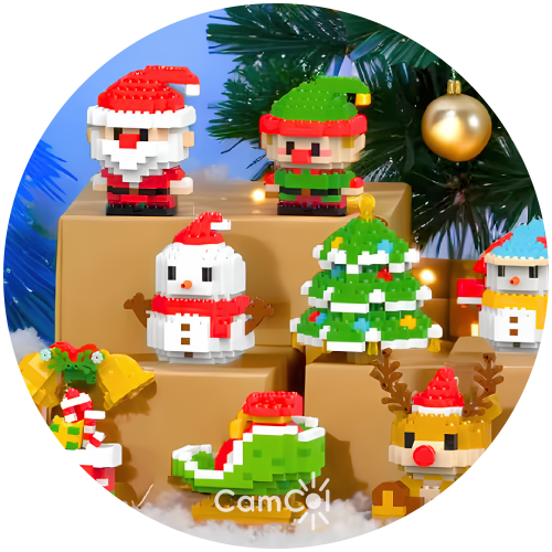 Mini Blocos de Natal - Linha Construtoys