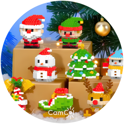 Mini Blocos de Natal - Linha Construtoys