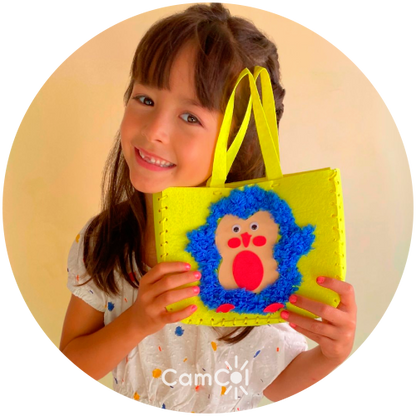 Bolsinha Mágica - Kit de Costura e Bordado!