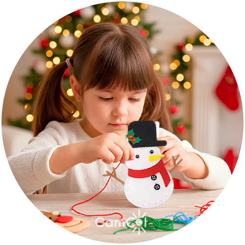 Costura Mágica de Natal - Kit de Costura Montessori