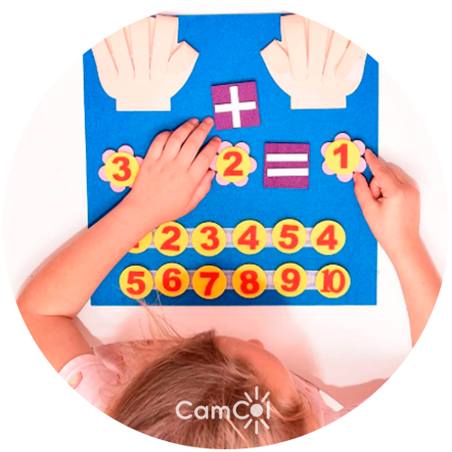 Estudando os Números de Feltro - Brinque e Aprenda!