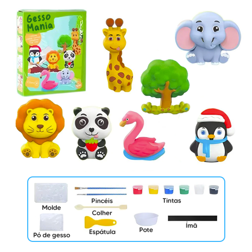 Gesso Mania - Molde, Pinte e Brinque!