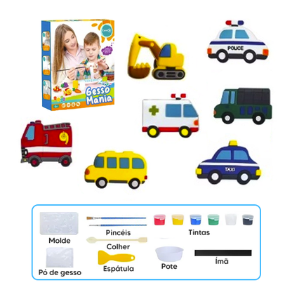 Gesso Mania - Molde, Pinte e Brinque!