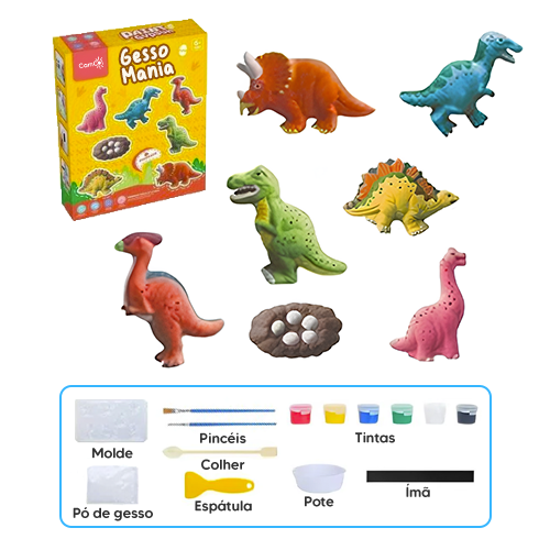 Gesso Mania - Molde, Pinte e Brinque!