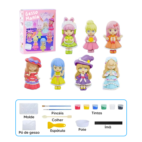 Gesso Mania - Molde, Pinte e Brinque!
