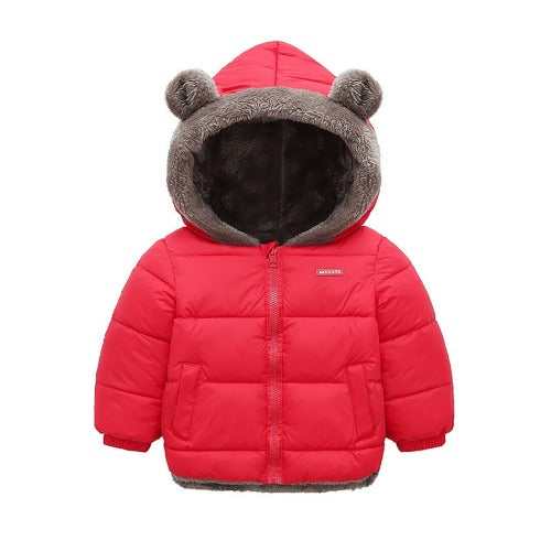 Jaqueta Infantil com Capuz Puffer - Conforto e Proteção!