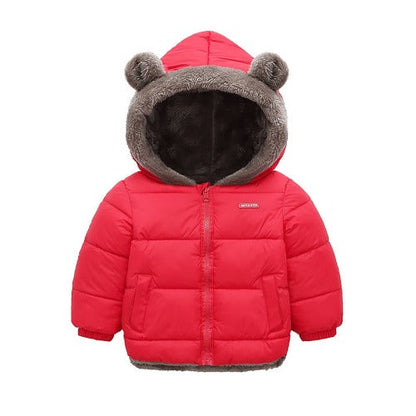 Jaqueta Infantil com Capuz Puffer - Conforto e Proteção!