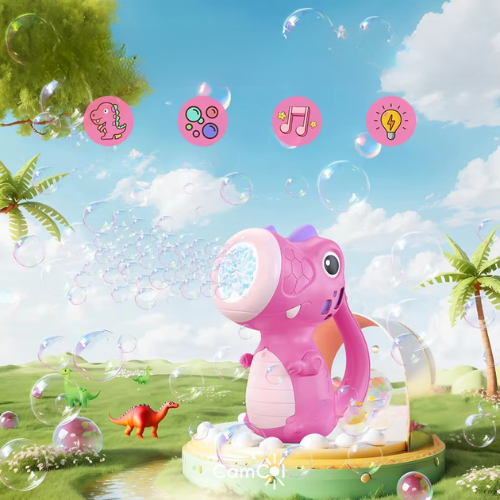 Dino Bubble - Máquina de Bolhas Encantada!