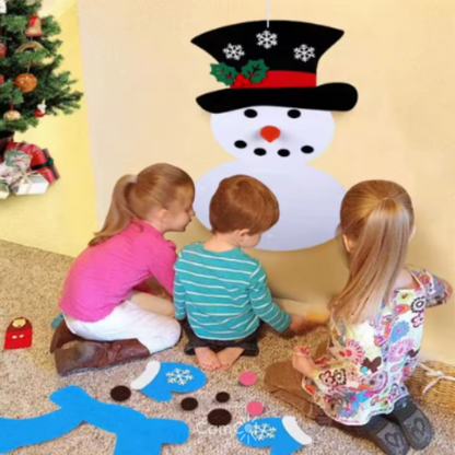 Boneco de Neve Montessori - Se Divirta no Natal