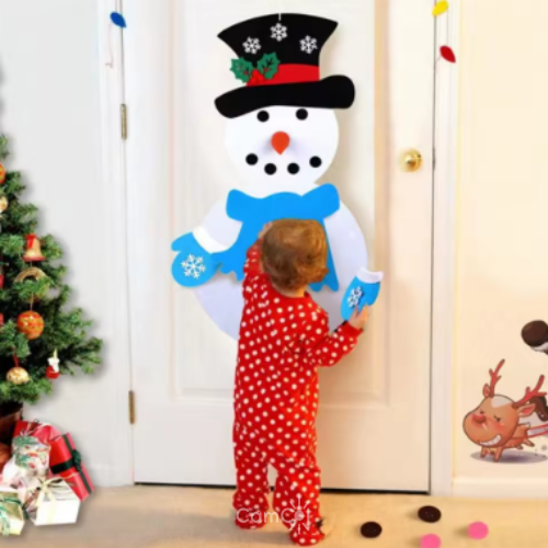 Boneco de Neve Montessori - Se Divirta no Natal