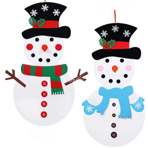 Boneco de Neve Montessori - Se Divirta no Natal