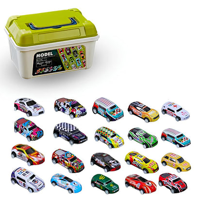 Mega Caixa de Carrinhos - Garagem Completa!